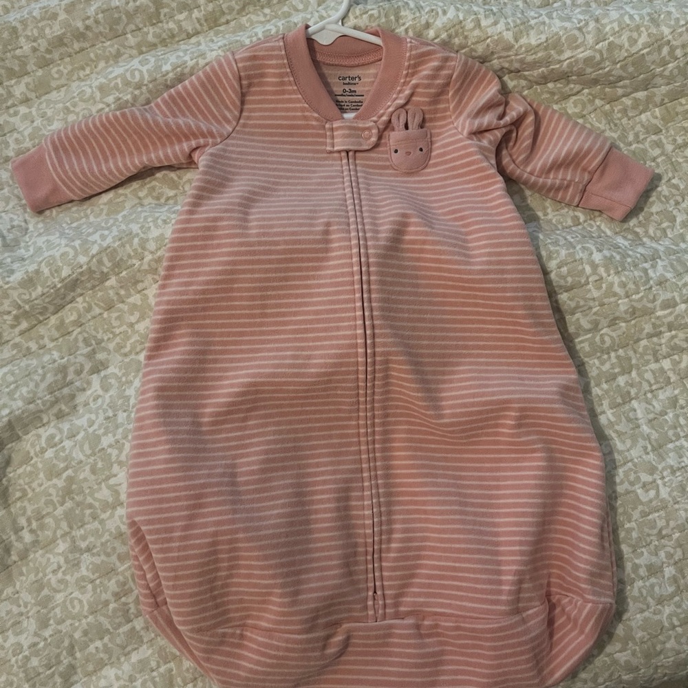 Carter's Pink Striped Sleep Sack